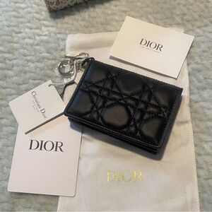 NWT Lady Dior Card Holder